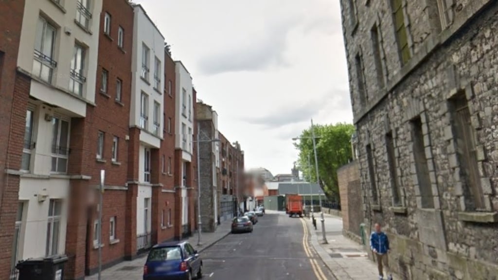 A general view of Green Street in Dublin where a group of squatters, who moved into a disused prison, have been told by a judge to leave the former debtors’ jail because of safety concerns. Image: Google Streetview.