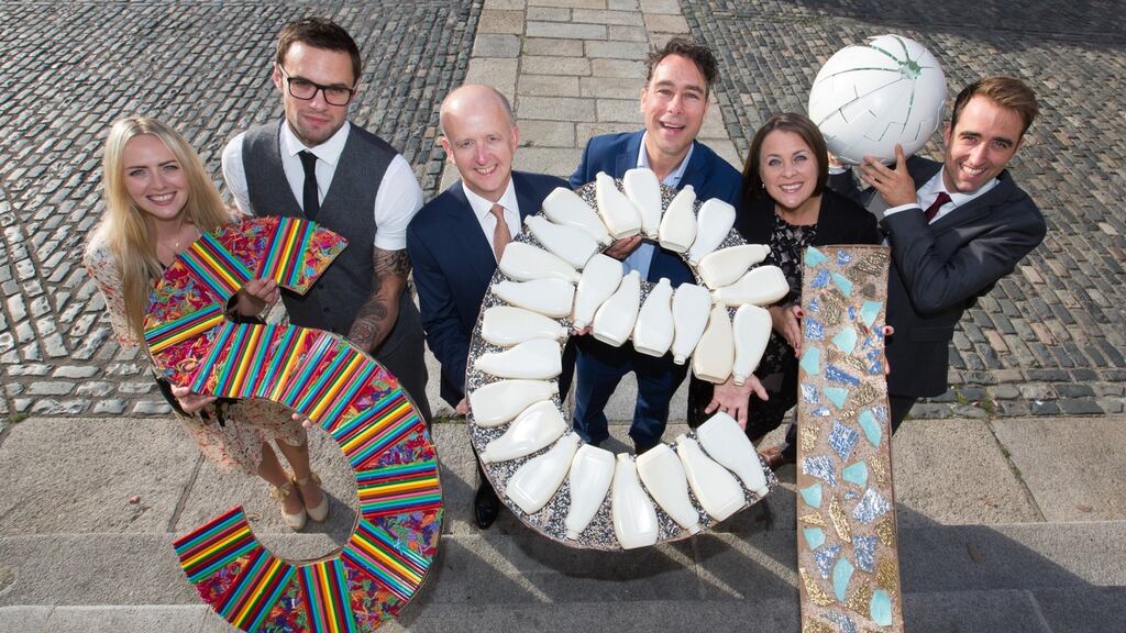 Susan Quirke and Niall Breslin of A Lust for Life;Tommy Breen of DCC; Dara Connolly of ReCreate; Claire Brady of Lakers; and Darren Ryan of Social Entrepreneurs Ireland. Photograph: Naoise Culhane