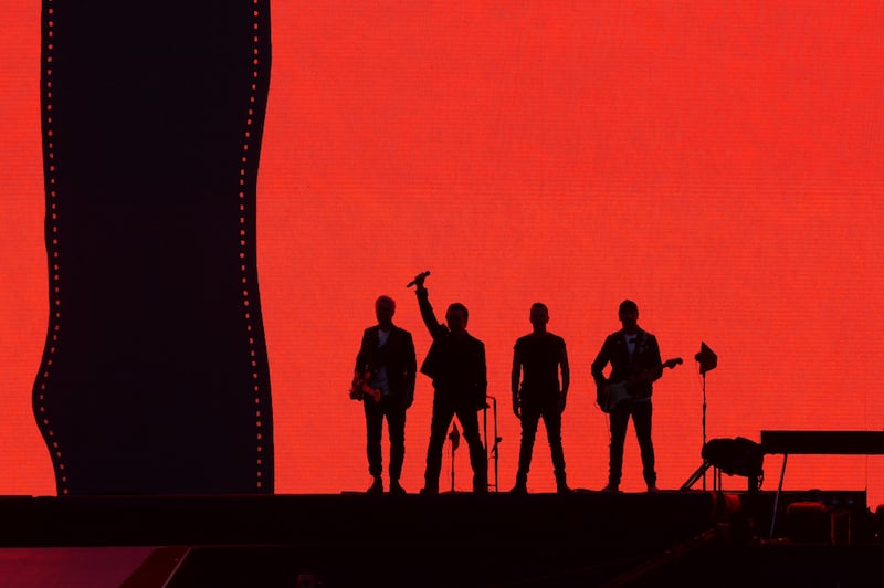 U2 back on stage at Croke Park in 2017, 30 years after they first performed The Joshua Tree at the Dublin stadium. Photograph: Eric Luke