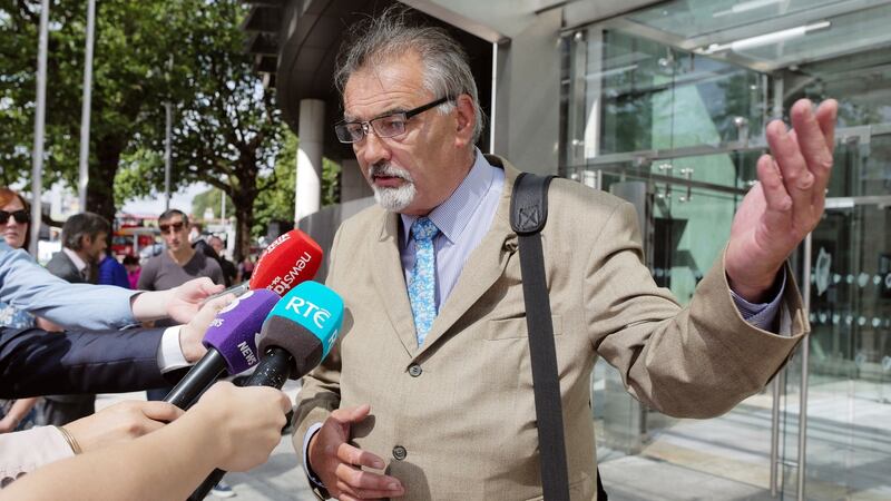 Ian Bailey of The Prairie, Liscaha, Schull, west Cork leaving Court in Dublin in July 2017. Photograph: Collins