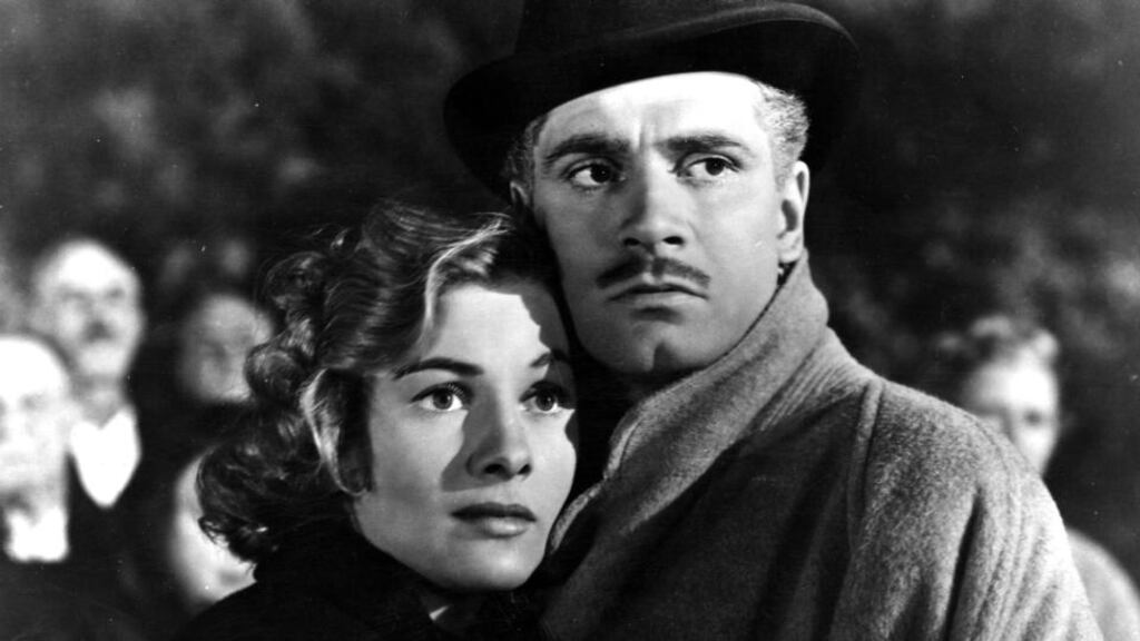 Rebecca: Joan Fontaine and Laurence Olivier in Alfred Hitchcock’s film of the novel. Photograph: Hulton/Getty