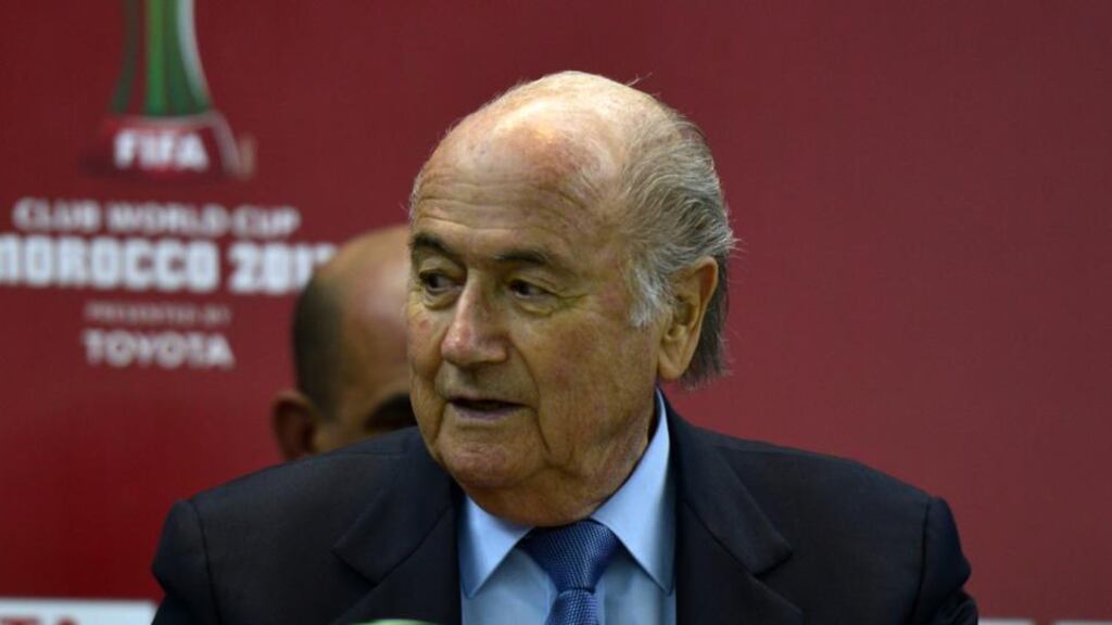 Fifa president Joseph Blatter