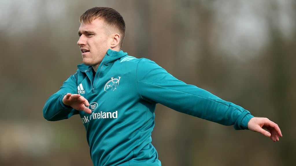 Rory Scannell is back in the Munster team this weekend. Photograph: Oisin Keniry/Inpho