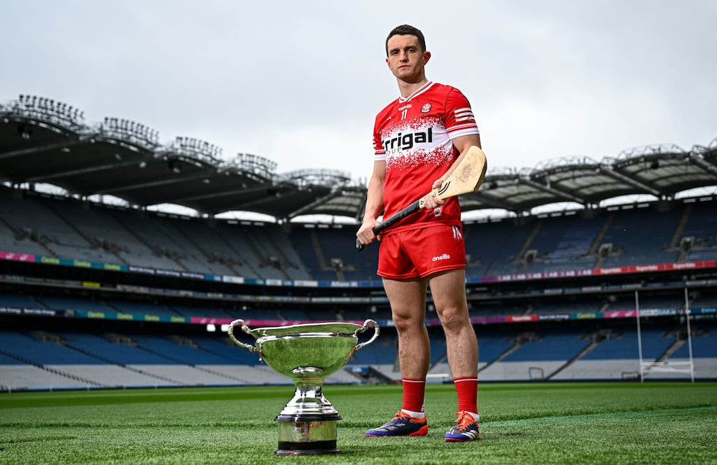 Cormac O'Doherty hopes Derry will win the Christy Ring Cup for the first time by beating London in Croke Park on Saturday. Photograph: Seb Daly/Sportsfile