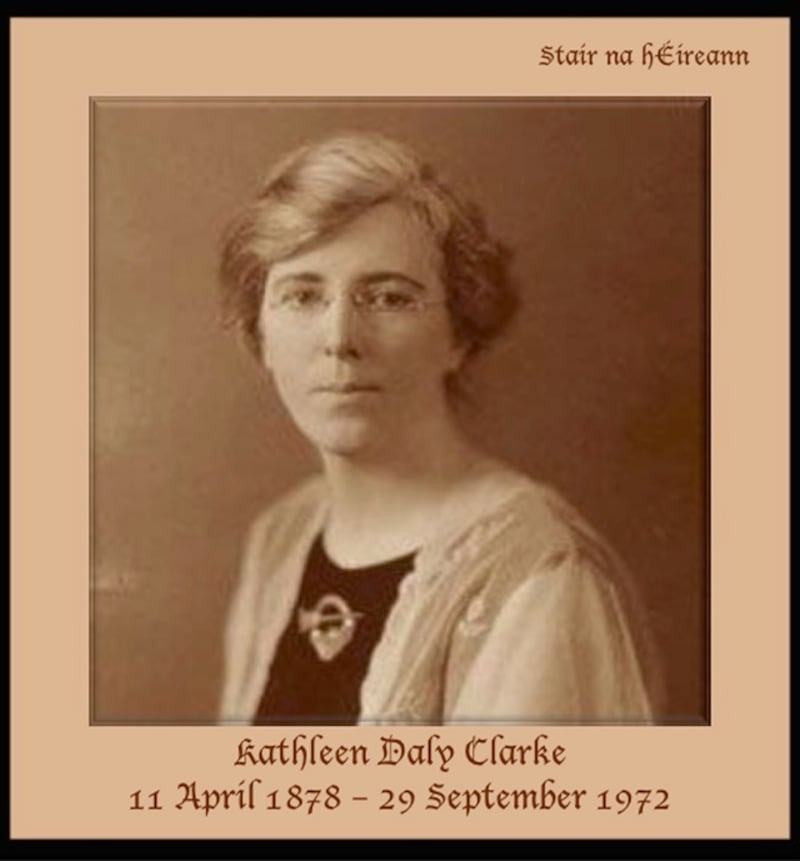 Kathleen Clarke, Thomas Clarke’s widow, hired Collins after he was released from Frongoch prison camp.