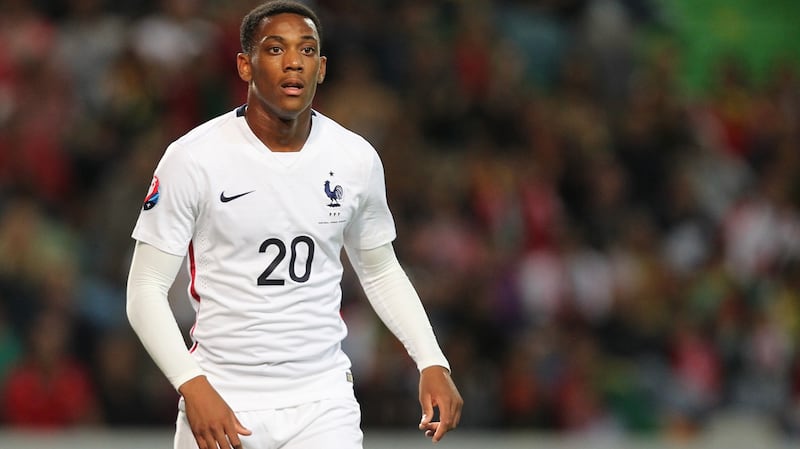 Anthony Martial could form part of the deadly attack alongside Dimitri Payet and Antoine Griezmann.