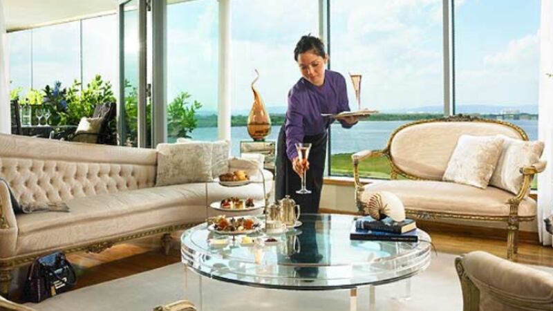 The Linda Evangelista Suite at the G Hotel in Galway