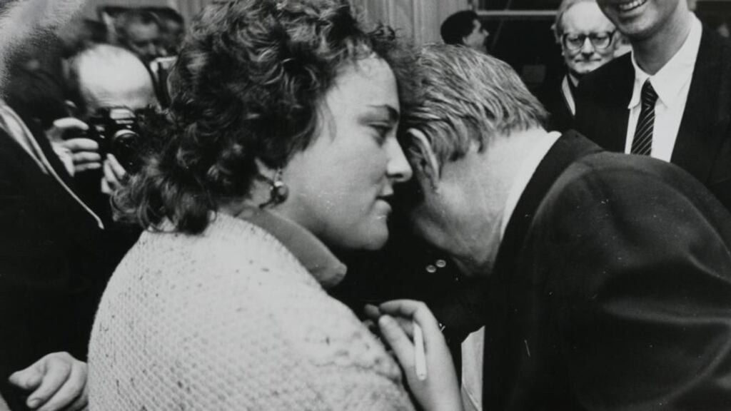 Miriam Lord with Charles Haughey