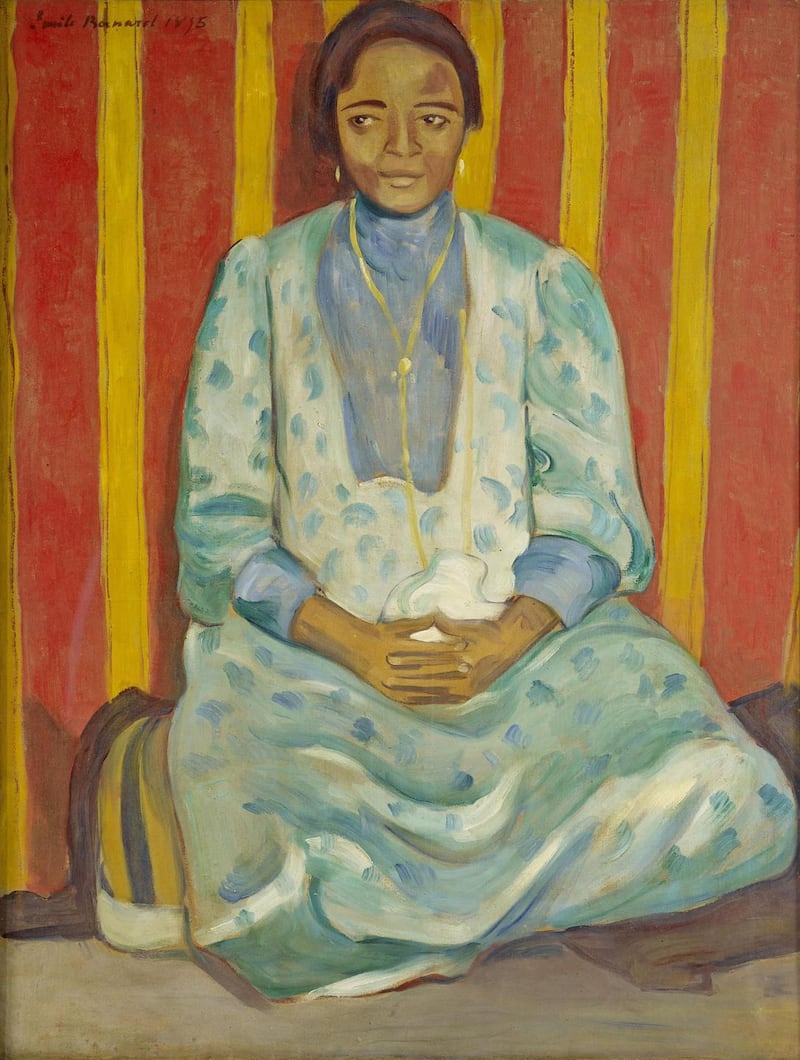 Abyssinian Woman in a Silk Dress, by Émile Bernard. Photograph: Musée du Quai Branl
