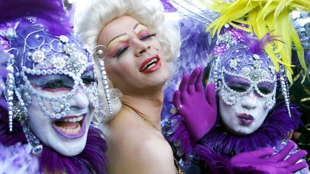 Brazil, renowned for Rio’s decadent annual carnival, has effectively legalised same-sex marriages. Photograph: Bruno Domingos/Reuters