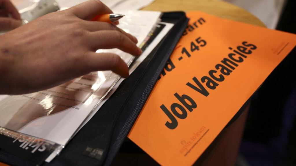 The number of professional job opportunities available in Ireland decreased 10 per cent between October and November. Photo: Bloomberg