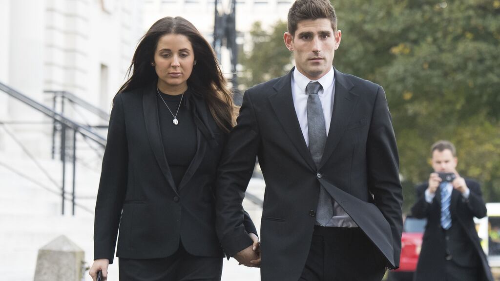 Stuart Gilhooly came to public prominence in November 2014, when he posted a blog on the PFAI website about footballer Ched Evans, above. Photograph: Matthew Horwood/Getty Images