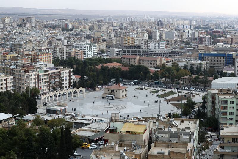 A square in the city of Sanliurfa, south eastern Turkey. Photograph: Owen Humphreys/PA