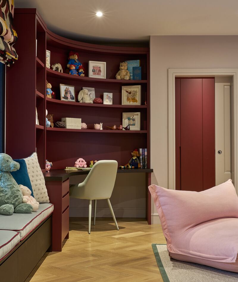 The owners say the bean bags allow flexibility of use. Photograph: Gareth Byrne