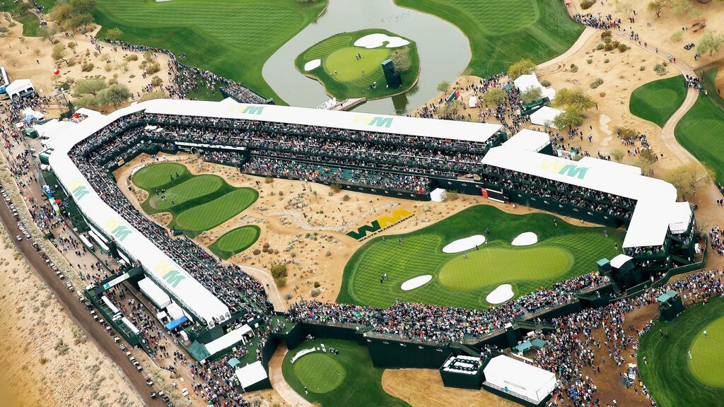 The crowds here in Scottsdale are massive and I’m looking forward to playing the 16th – one of golf’s iconic par 3s