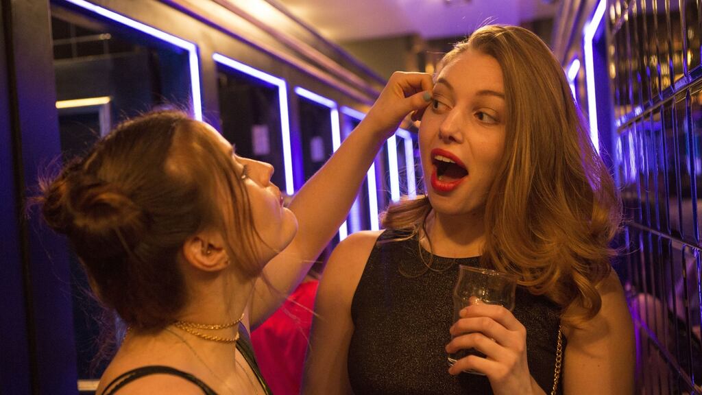 Can’t Cope, Won’t cope: Danielle (Nika McGuigan) applies make-up to Aisling (Séana Kerslake) (Seana Kerslake). Maybe RTÉ will finally hit the sweet spot