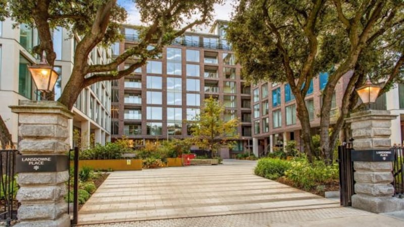 Lansdowne Place: the scheme sits on the site of the former Jurys and Berkeley Court hotels in Ballsbridge, Dublin 4
