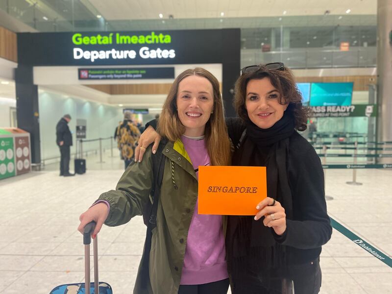 Deirdre O'Kane and Emma Doran have two every different experiences in Singapore