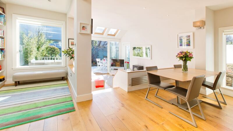 The dining area at  42 Seafort Avenue, Sandymount, Dublin 4
