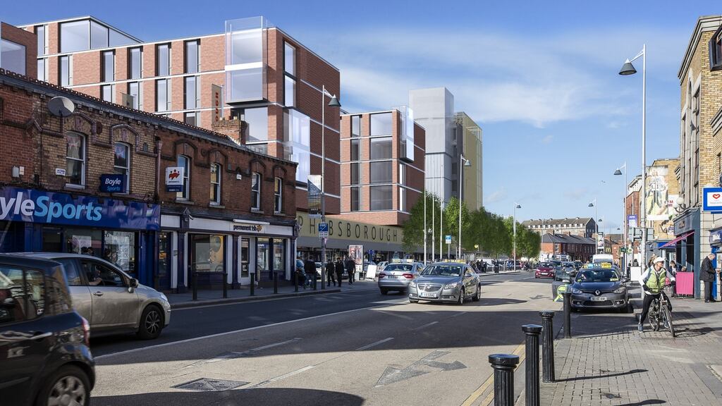 An illustration of the planned co-living scheme in Phibsborough by MM Capital, owner of the Phibsborough shopping centre.