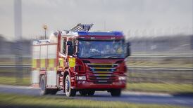 Girls rescued after being trapped in barn deliberately set alight