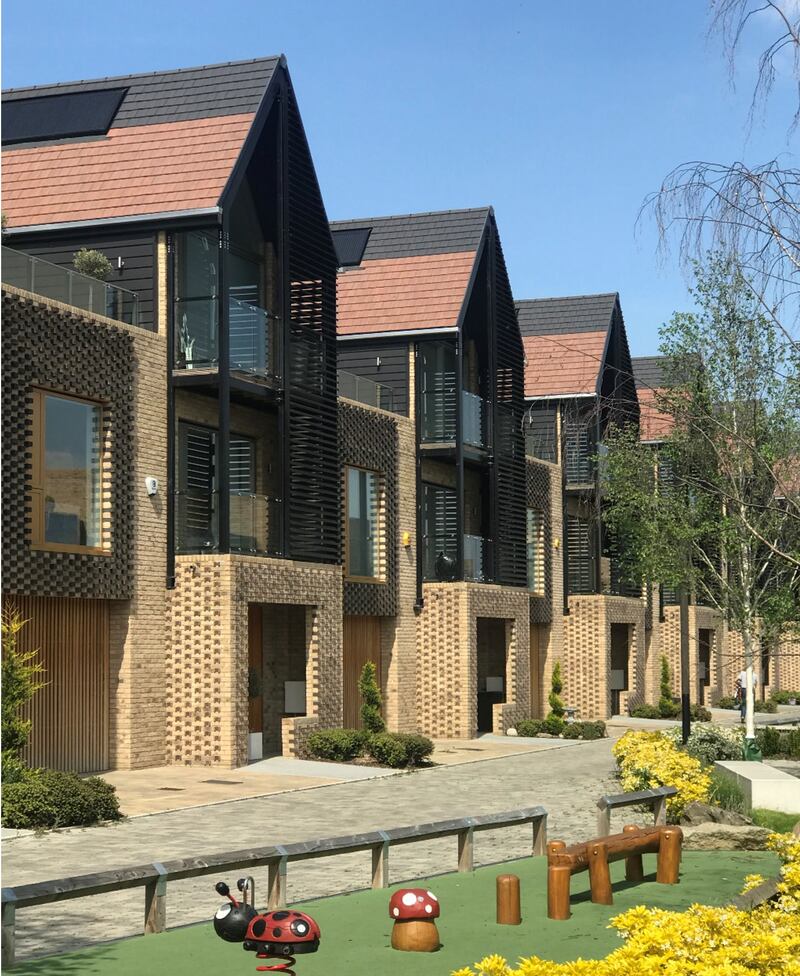 Great Kneighton, Cambridge, United Kingdom where the density is 48 dwellings per hectare