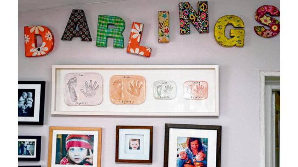 Fabric letters from Avoca (€11.95 each)