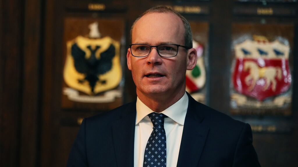 Tánaiste and Minister for Foreign Affairs Simon Coveney said Ireland and the EU had been united throughout the process. Photograph: Brian Lawless/PA Wire