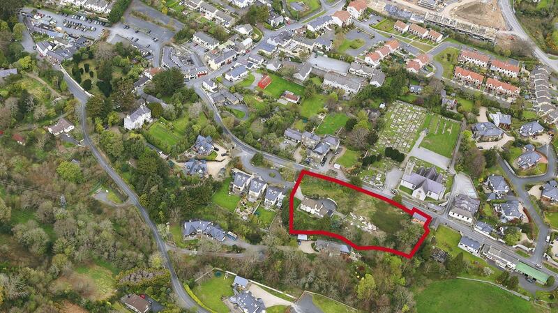 The Delgany site has two existing houses on site