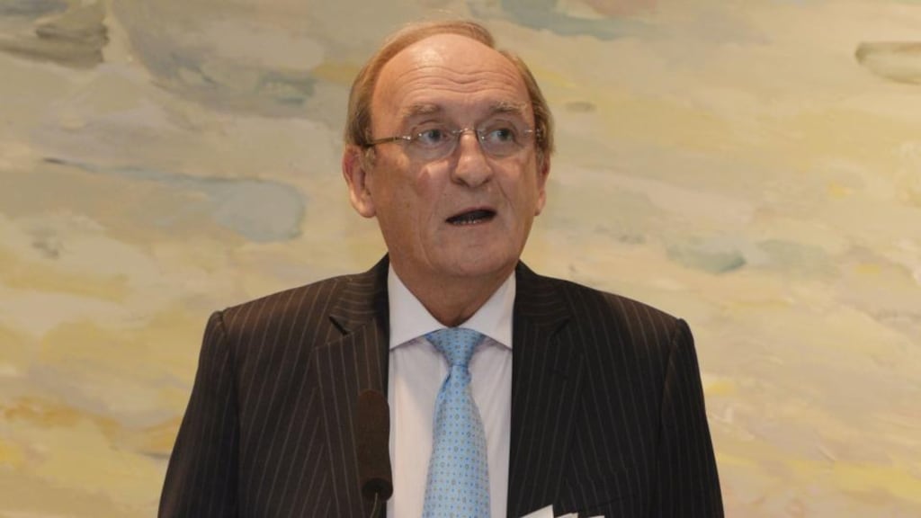 Ceann Comhairle Seán Barrett: said rumours of his resignation were ‘nonsense’. Photograph: Alan Betson