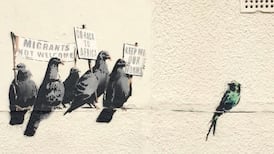 Banksy mural removed after complaints it was ‘racist’