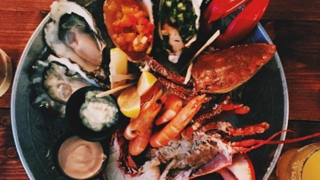 Some of the seafood featuring in the most expensive take away in Ireland