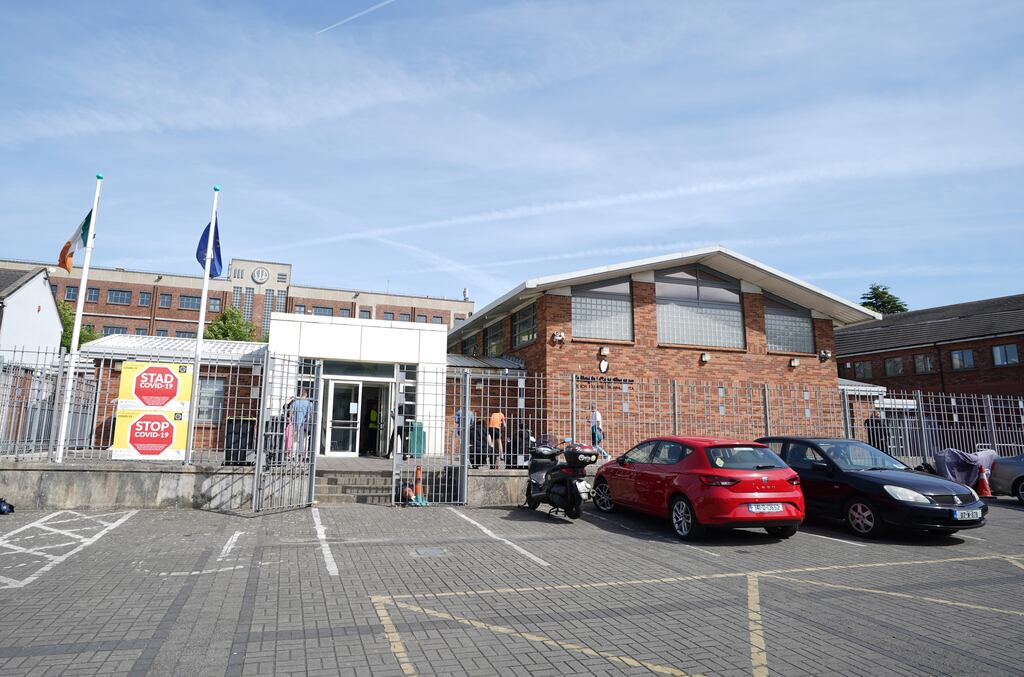 Tallaght District Court, where Darren Kane was charged with possession of a pipe bomb, possession of a radio controlled pipe bomb, and possession of a realistic imitation firearm. Photograph: Niall Carson/PA Wire