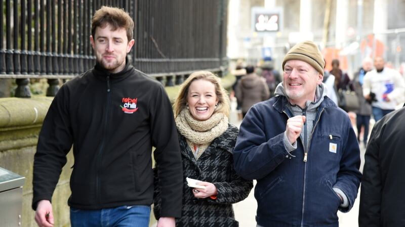 Leading the charge: Rebel Chilli, The Cool Bean Company and Blackwater Distillery work the pavement in search of inspiration