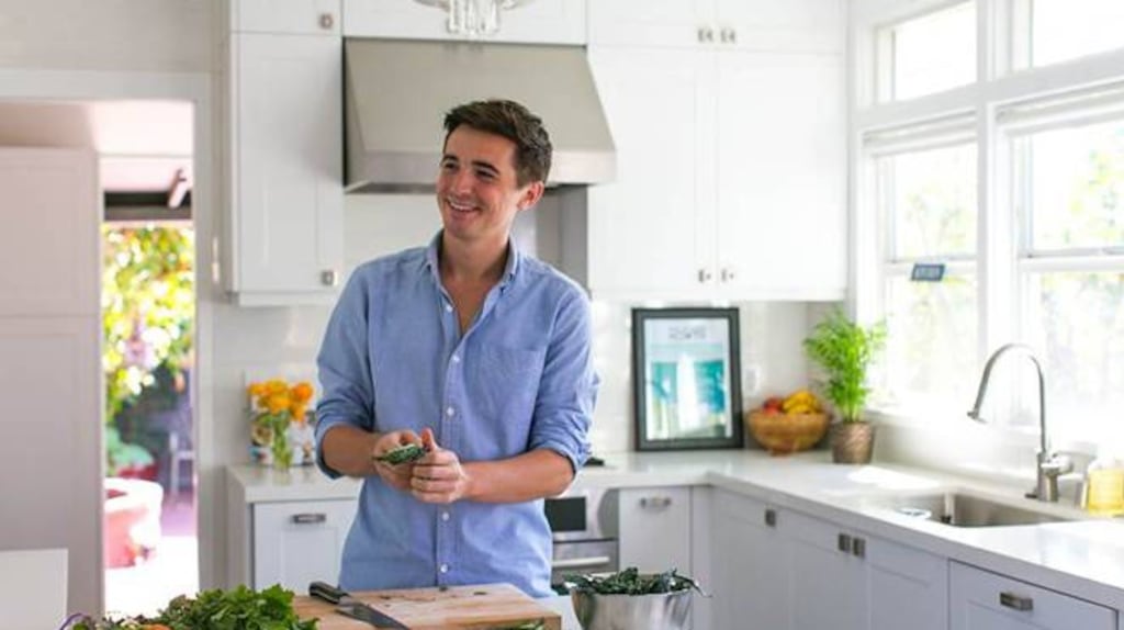 TV chef and ‘Irish Times’ food writer Donal Skehan in the kitchen in his home in Los Angeles