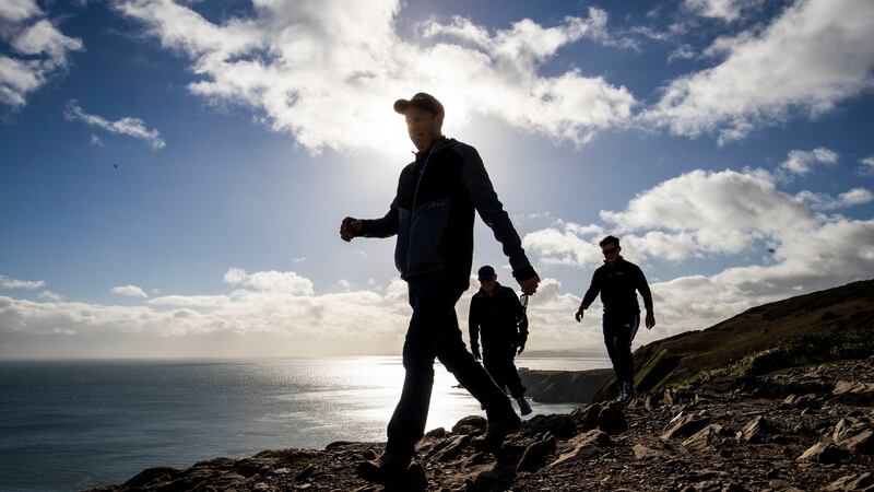 Neighbourhood walking groups countrywide are reporting a steep fall-off in attendance as people reduce their contact with others. Photograph: Tom Honan