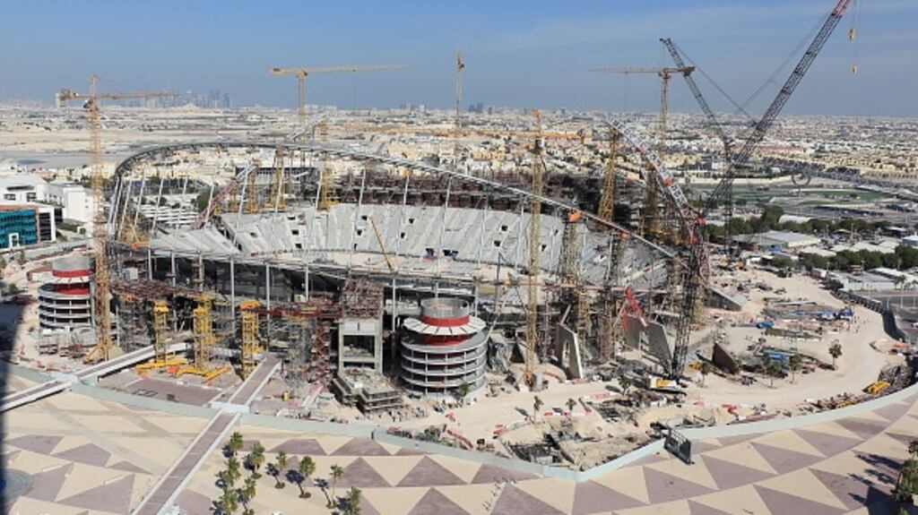 The Khalifa International Stadium in Doha. Photograph: Getty