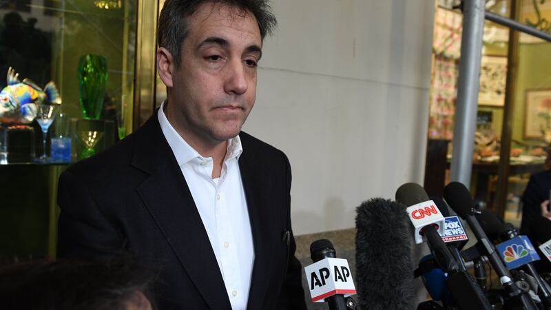 Donald Trump’s former lawyer, Michael Cohen, leaves his Park Avenue apartment in New York on May 6th, 2019 to begin serving a three-year federal prison sentence. Photograph: Timothy A Clary/AFP via Getty Images
