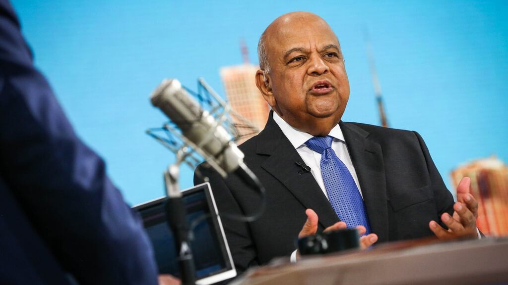 South Africa’s minister for finance Pravin Gordhan: Analysts have said the charges against him are politically motivated, and some suspect the hand of president Jacob Zuma is guiding the National Prosecution Authority. Photograph: Christopher Goodney/Bloomberg