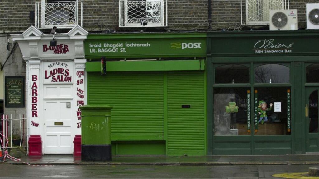 The coming closures will reduce the post service network to 950 outlets. Photograph: Bryan O’Brien