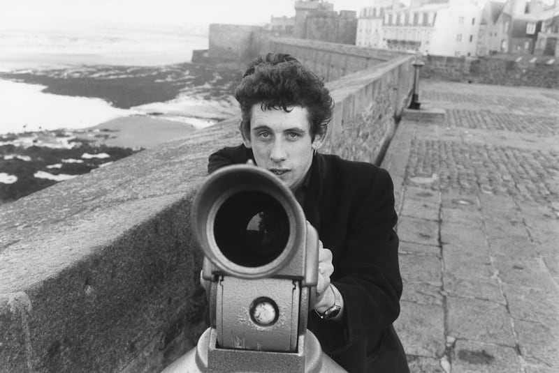 Shane MacGowan in Saint-Malo, France, in November 1986. Photograph: Frederic Reglain/Gamma-Rapho via Getty Images