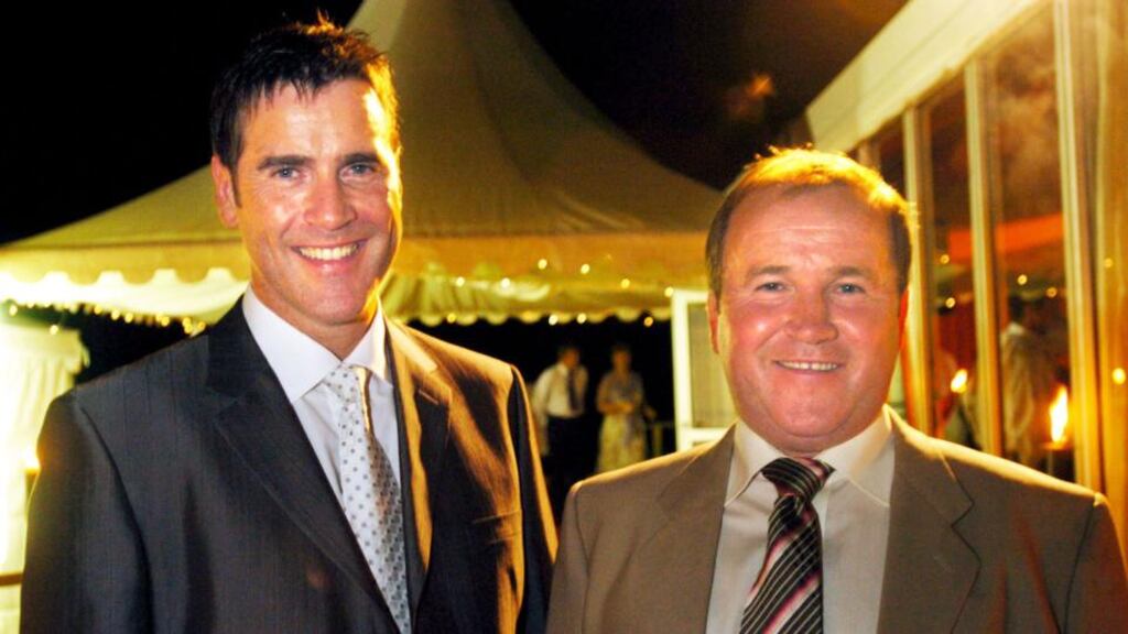 John (right) and Michael Taggart are suing Ulster Bank over the fall of their business empire.