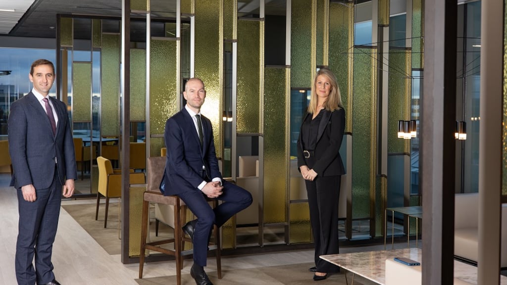 Left to right: Gareth Cosgrove O’Sullivan, Brian O’Dwyer and Shona O’Hea