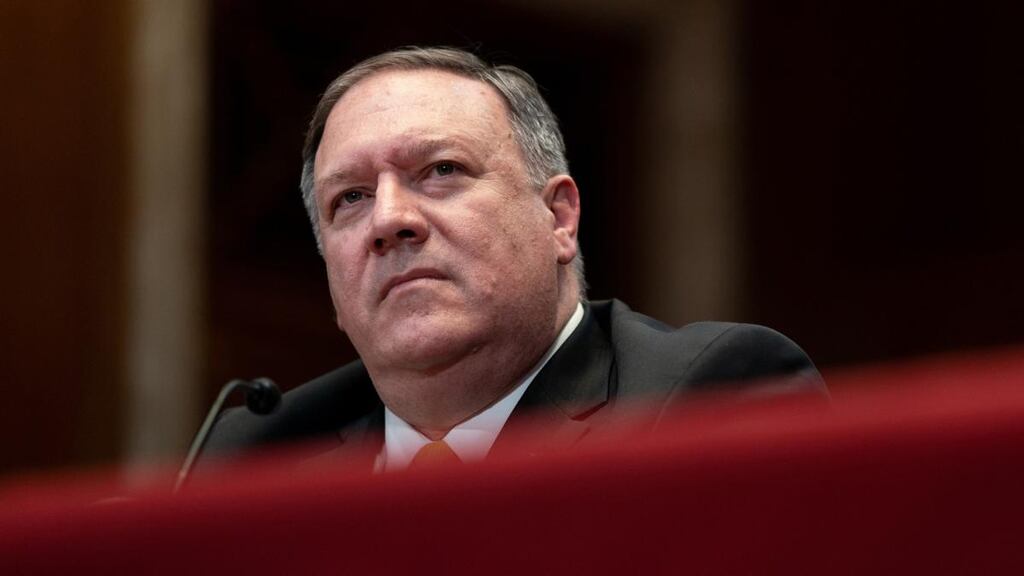 US secretary of state Mike Pompeo. Photograph: Erin Schaff/The New York Times