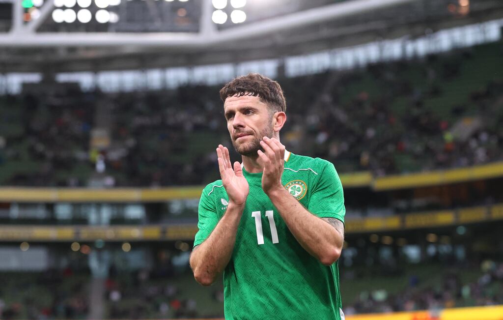 Ireland’s Robbie Brady. Photograph: Bryan Keane/Inpho