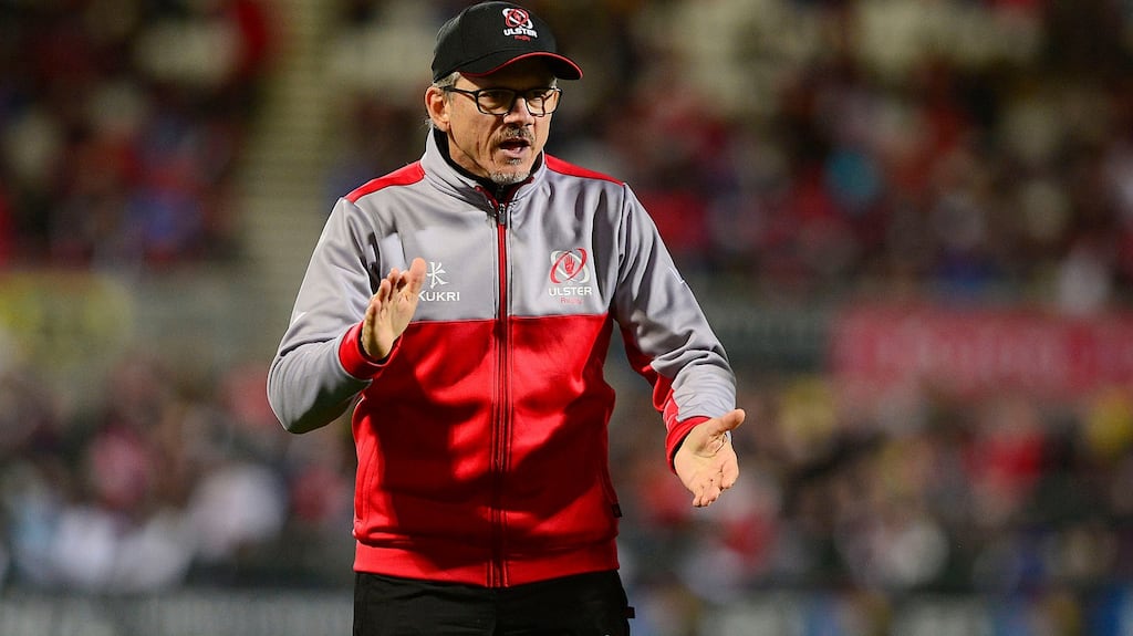 Ulster coach Les Kiss: “It’s a very big unknown for us and we’ve got to be prepared for the unexpected.” Photograph: Inpho