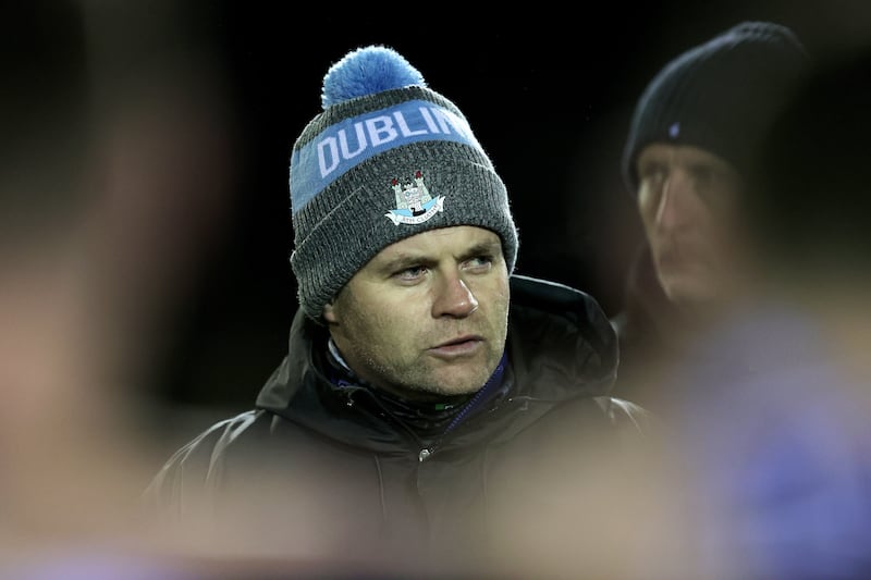 Dessie Farrell’s Dubs decided it was imperative to add another All-Ireland winning manager to their set-up in the form of Pat Gilroy. Photograph: INPHO/Laszlo Geczo