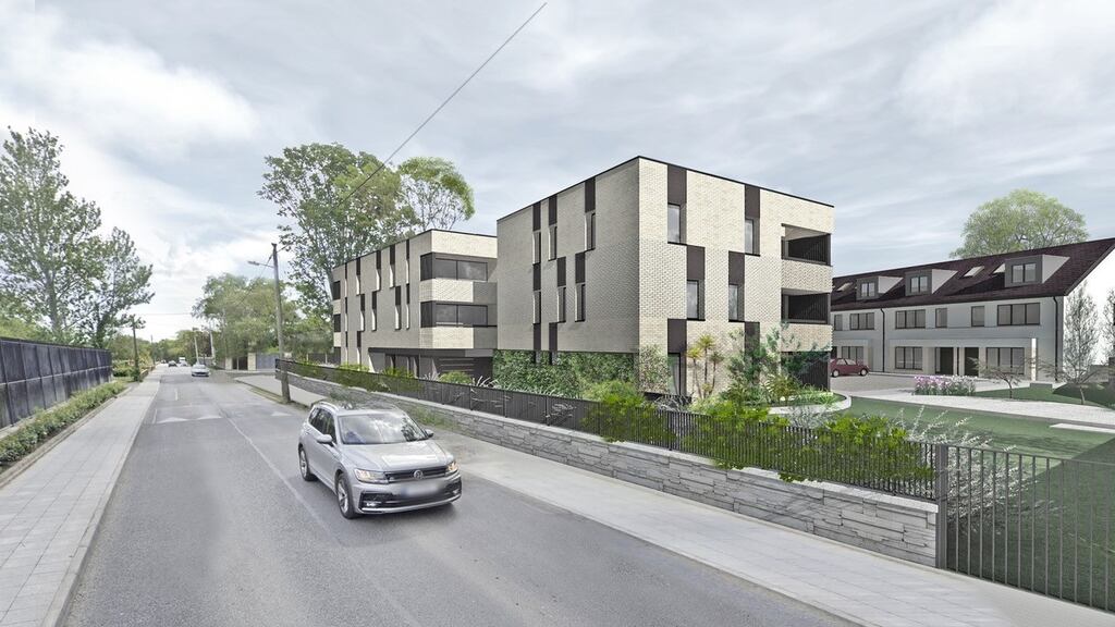 A computer-generated image of the Dunrovin scheme in Donabate, Co Dublin