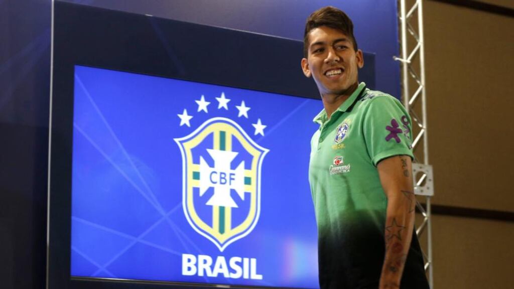 Brazil’s Roberto Firmino has signed for Liverpool. Photograph: Kiko Huesca/Inpho