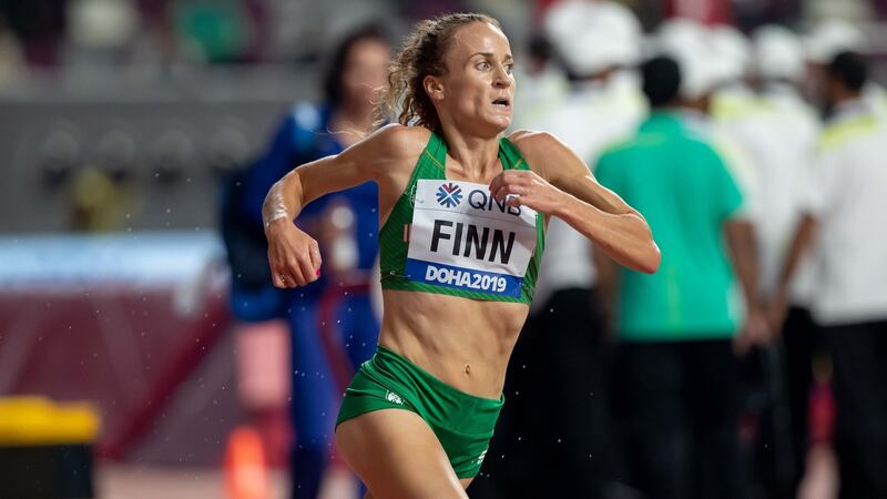 Michelle Finn: one of the Irish athletes, along with  Seán Tobin and  Paul Robinson, currently training for the Olympics in Australia. Photograph: Morgan Treacy/Inpho